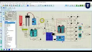 Solar and Piezoelectric based home automation system Simulation || Proteus simulation