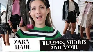 Zara Haul Fall Winter 2021 and TRY ON I Blazers, Shorts, Knits and outfit ideas!