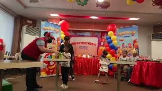 Tower building game - Kobe's 6th birthday celebration