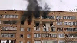 Видео последствий взрыва в Химках 19.03.2021