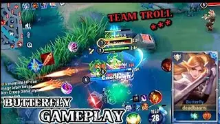 Butterfly | Gameplay jungler | pro lokal | nggendong team troll | aov |arenaofvalor