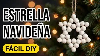 🎄DIY ESTRELLA NAVIDEÑA 🌟CHRISTMAS star.