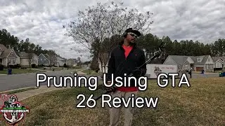 Pruning Using GTA 26 Review.  #stihl #landscape #lawncare