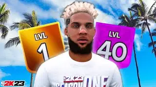 BEST XP METHOD in NBA2K23! HOW TO GET LEVEL 40 QUICK & EASY NBA2K23
