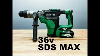 24-28 | Metabo HPT Multivolt 36v SDS max Rotary Hammer Drill | SDS ep.18 | DH36DMA