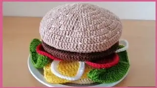 Crochet XXL Hamburger | So Big 😱