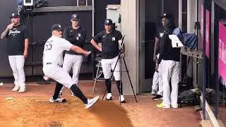 Carlos rodon make his debut as a Yankee starter (pregame) #yankees #chasefor28 🏆🏆🏆 #NYYVIDS