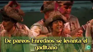 Comparsa - A LOS PIES DE LA CALETA / Pasodoble / LETRA