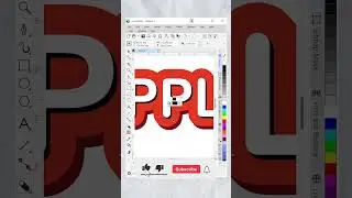 3D text Effect | Corel Draw Tutorial