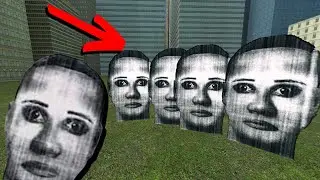 Trying to escape from The Selene Delgado nextbots horde in GMOD