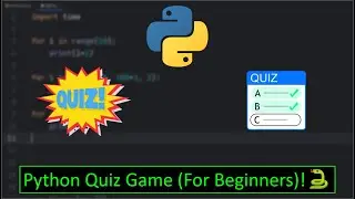 Python Quiz Game (For Beginners)!🐍