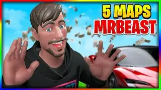 💰 best 5 MRBEAST maps in FORTNITE - mrbeast fortnite map code 💸