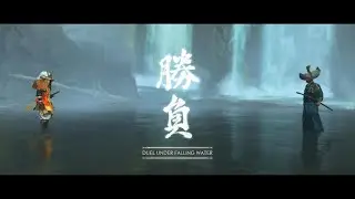 4K Duel Under Falling Water in Gosaku's Armor | No Damage or Resolve [Ghost of Tsushima]