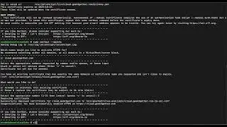 Nextcloud Installation - Part 2  Creating a LetsEncrypt Certificate for NextCloud