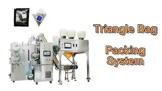Triangle Bag Packing System Pyramid Bag Packing Machine --Focus Machinery