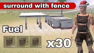 Oxide survival island surround with 30 fence (fuel) oxide #oxidesurvival #survival #