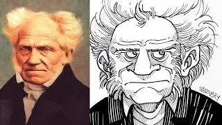 Aprende a dibujar caricaturas de personas / arthur schopenhauer