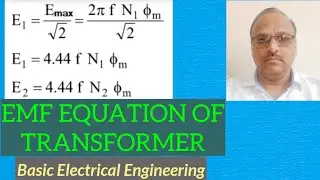 EMF Equation of Transformer: transformer EMF Equation
