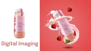 Digital Imaging minuman - adobe photoshop