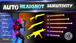 Best Sensitivity for Headshot ✨⚡ Free Fire 🔥