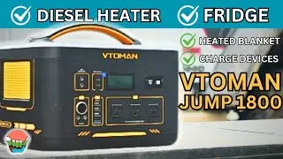 THE ONLY POWER STATION YOU'LL NEED. WILL LAST 4 DAYS! VTOMAN JUMP 1800 REVIEW