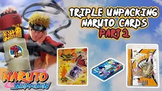 ТРОЙНАЯ РАСПАКОВКА КАРТ НАРУТО 2 Часть| TRIPLE UNPACKING NARUTO CARDS | Kayou & Lil Dinosaur