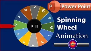 Powerpoint Spinning wheel Animation || Powerpoint wheel Animation