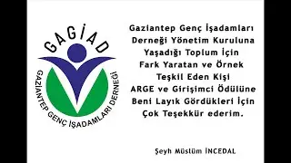 Gaziantep Genç İşadamları Derneği Ödül Töreni