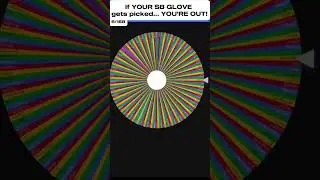 IF YOUR SB GLOVE GETS PICKED… YOU’RE OUT! (6/168)