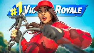 Getting a Victory Royale using only the grappling hook in Fortnite! 😲 (yes, the grappling hook)