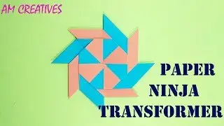 DIY Paper Transforming Ninja Star | How to Make an Origami Ninja Star |