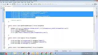 Write Selenium Program using static methods Selenium Proxy Interview support Sudhakar +91-9294052778