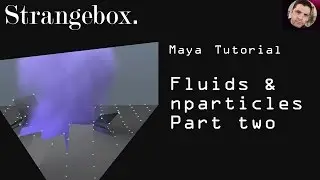 Maya Fluids and nparticles Tutorial : Fluids interacting with geometry