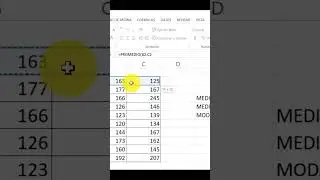 Como sacar promedio en Excel #shorts