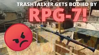 Modern Warfare - Trashtalker Gets Bodied By RPG..