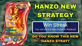 NEW HANZO STRATEGY THAT YOU SHOULD KNOW!!🤫 (hanzo best build and emblem 2026)