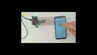 #control  #leds  #connected  to Micro:bit #board  by #smartphone  via #bluetooth #shorts