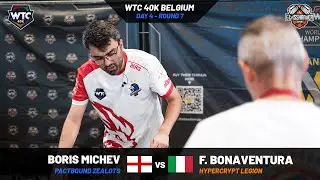 Chaos Space Marines vs Necrons - WTC 40k - Round 7 - England vs Italy