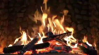 Relaxing Fire Sound to Sleep, Crackling Fire, Fire Burning!