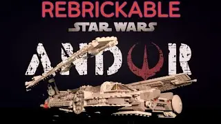 HOW TO BUILD A SUPER COOL STAR WARS SHIP- Haulcraft from Andor #rebrickable #bricklink #lego #legos
