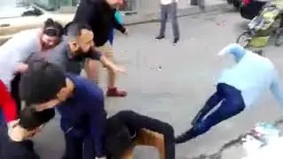 Así se quita un dulce...