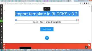 BLOCKS builder How to Import templates