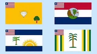 Flag of county of liberia