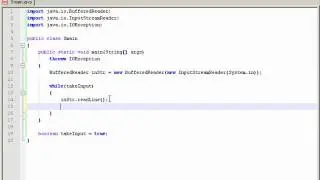 Java tutorial 5 - java input out (io) user input PART ONE (of 1)