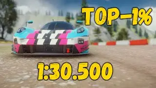 Asphalt 9 Glickenhous 004c TOP-1% (1:30.500) Car Hunt Riot
