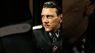 Why does this Nazi officer have a huge scar on his face? || 
