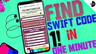 How to find swift code of your bank account | How to find swift code |2019|