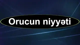 Orucun niyyəti