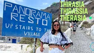 Thirassia-The village with maximum population in Santorini,Greece #santorini #greece
