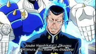higashikata josuke omae wa kono nijimura okuyasu no za hando ga kesu full line